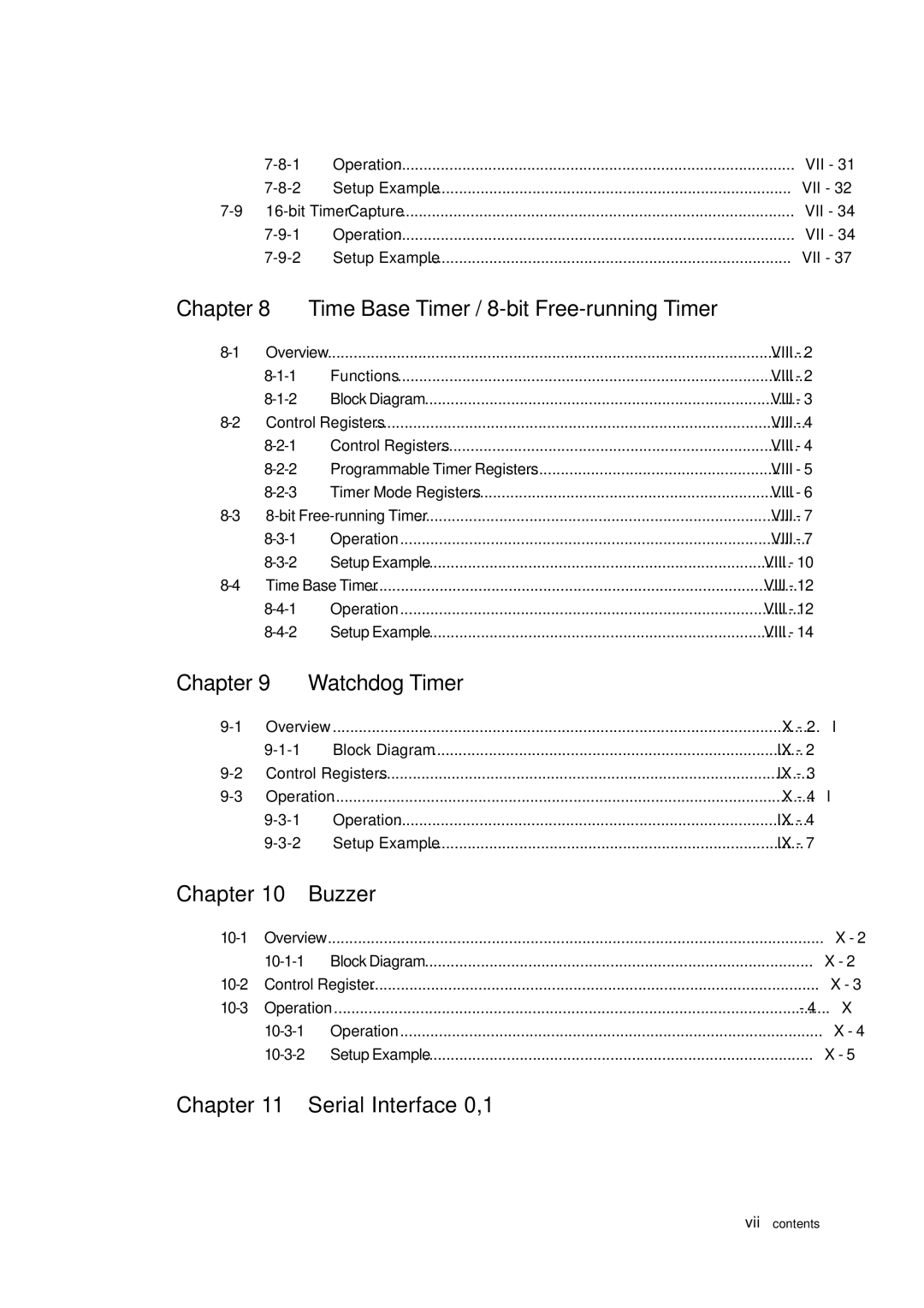 Panasonic F77G, MN101C77C user manual Chapter Watchdog Timer 