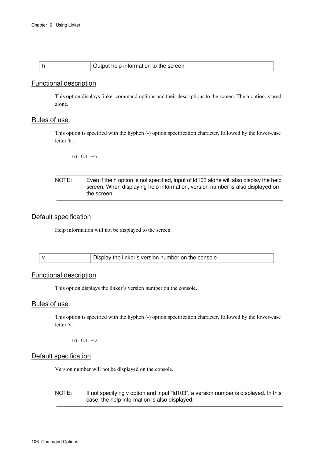 Panasonic MN1030 user manual Ld103 -h 