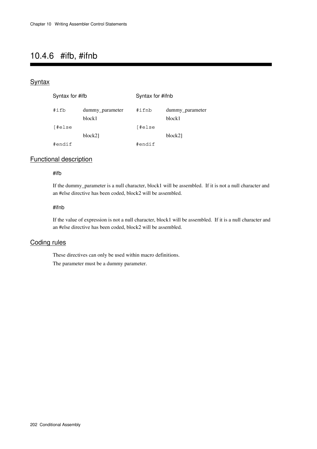 Panasonic MN1030 user manual 10.4.6 #ifb, #ifnb 