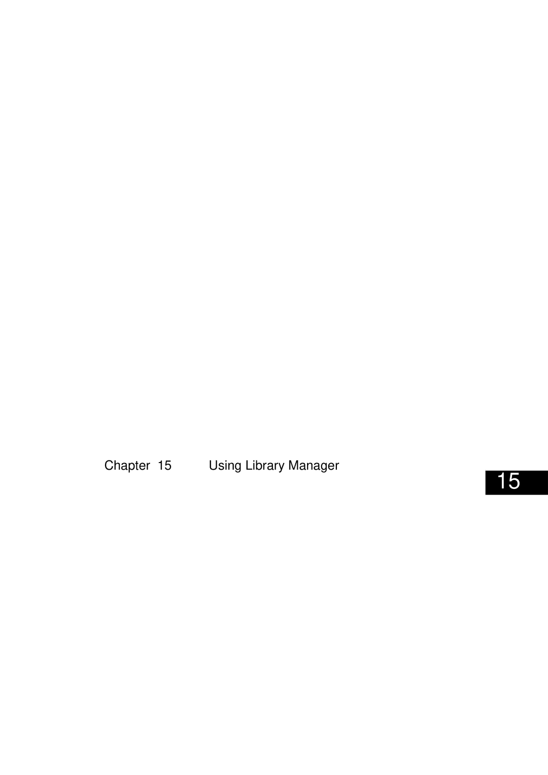 Panasonic MN1030 user manual Using Library Manager 