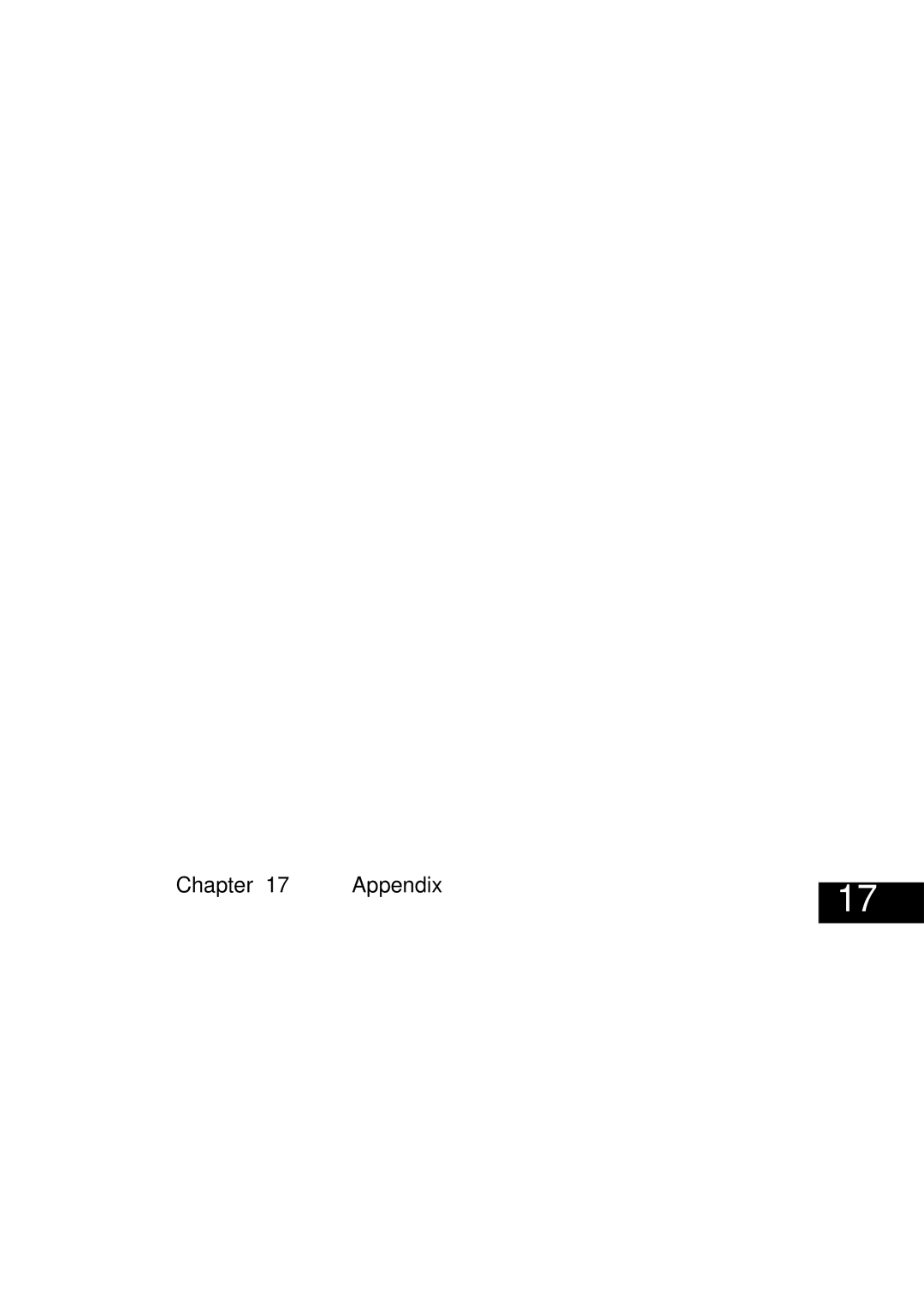 Panasonic MN1030 user manual Appendix 