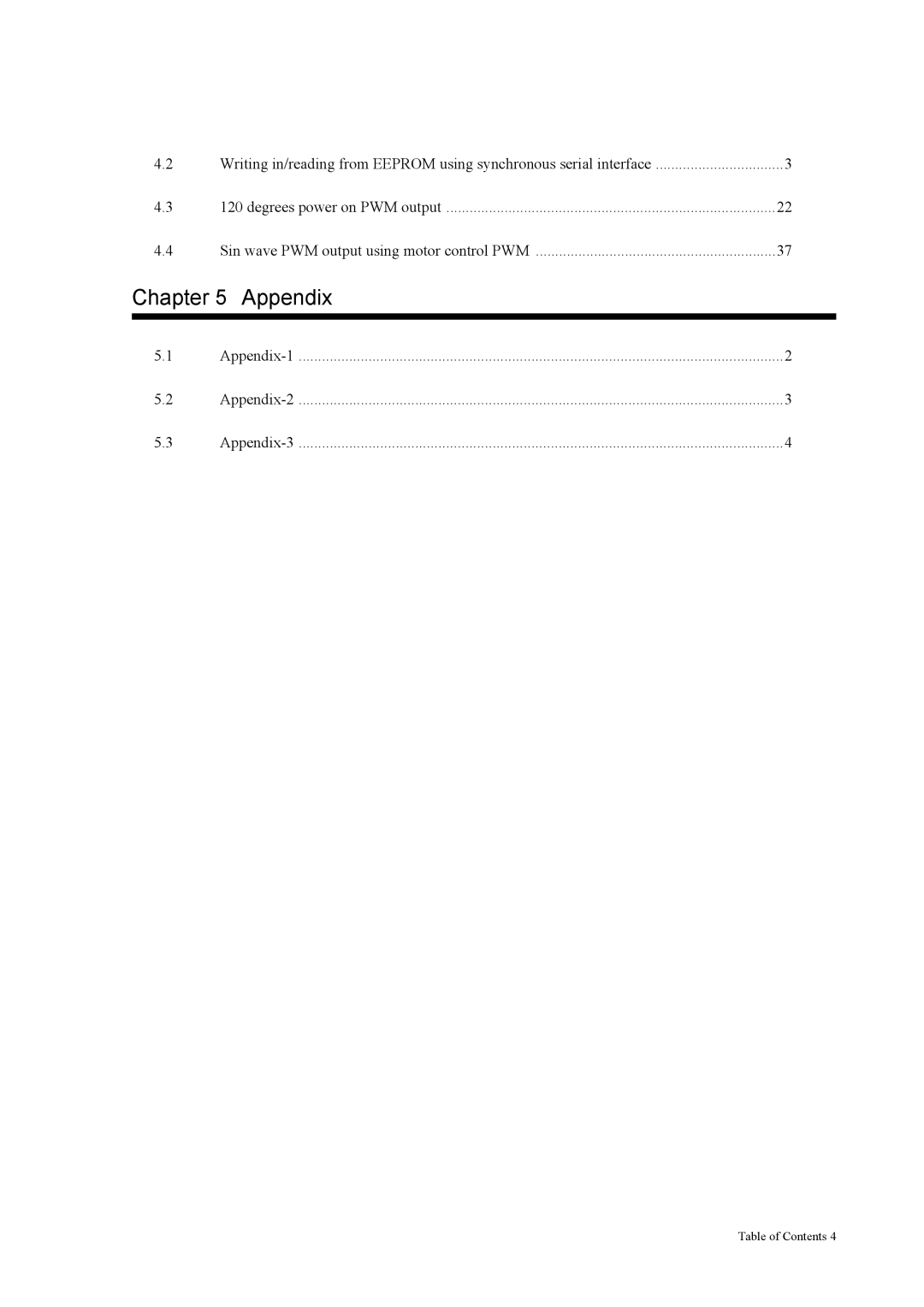 Panasonic MN103S manual Appendix 