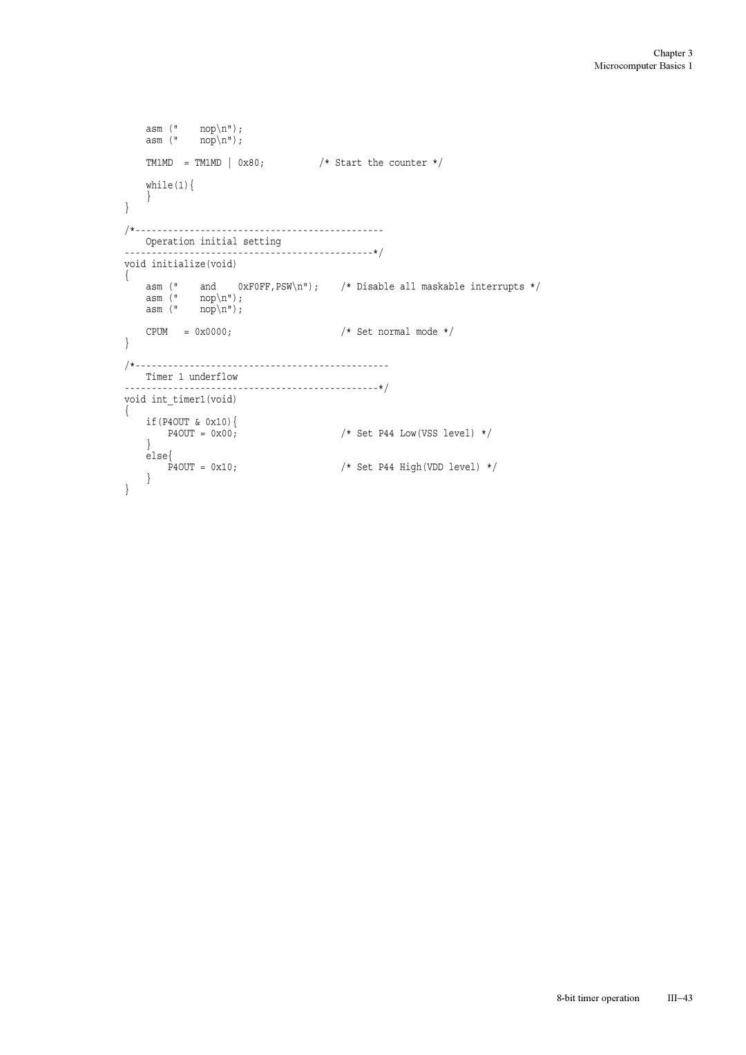 Panasonic MN103S manual Cpum 