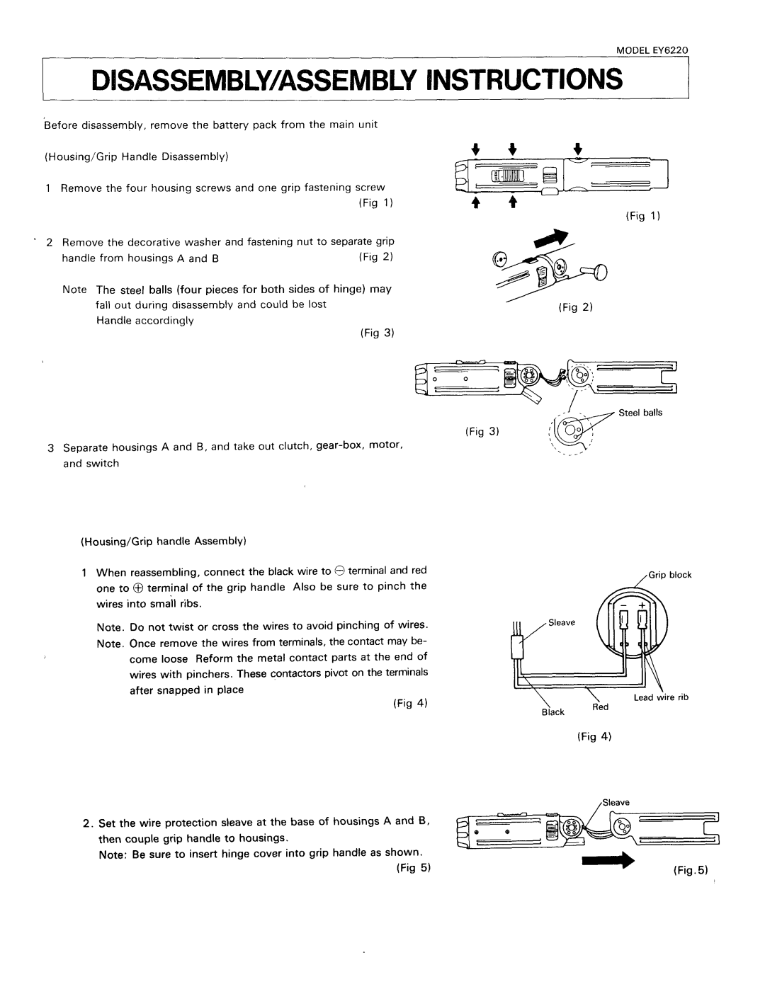 Panasonic PTD9104-0220, MSW manual 