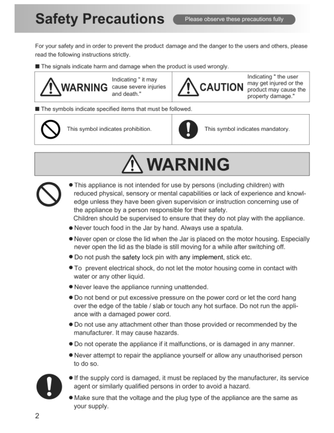 Panasonic MX-AC220. MX-AC210, MX-AC300 manual 