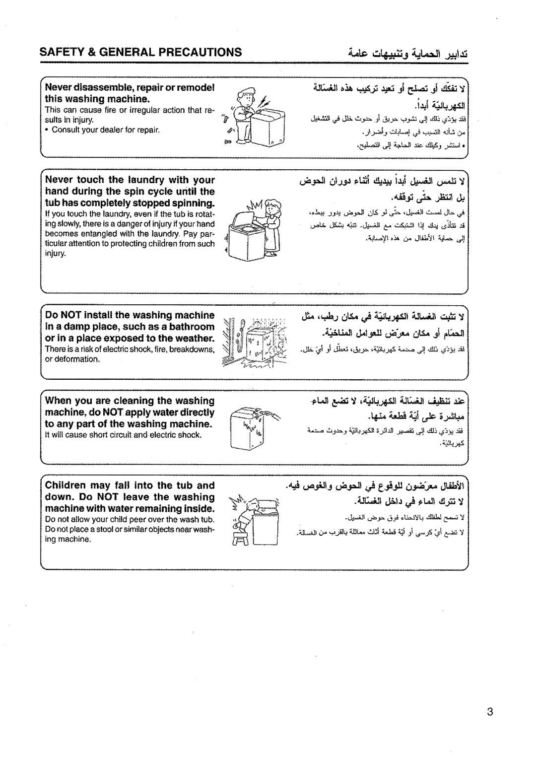 Panasonic NA-F120T1 manual 