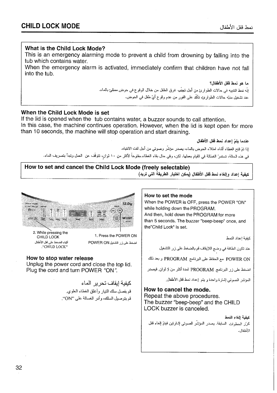 Panasonic NA-F120T1 manual 