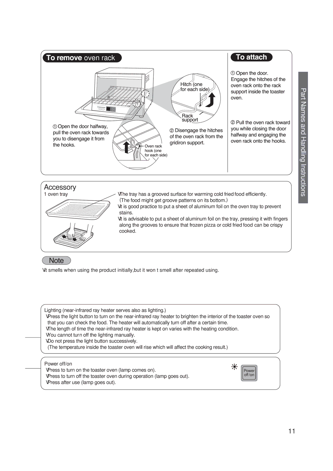 Panasonic NB-G110P, NBG110P manual Oven rack 