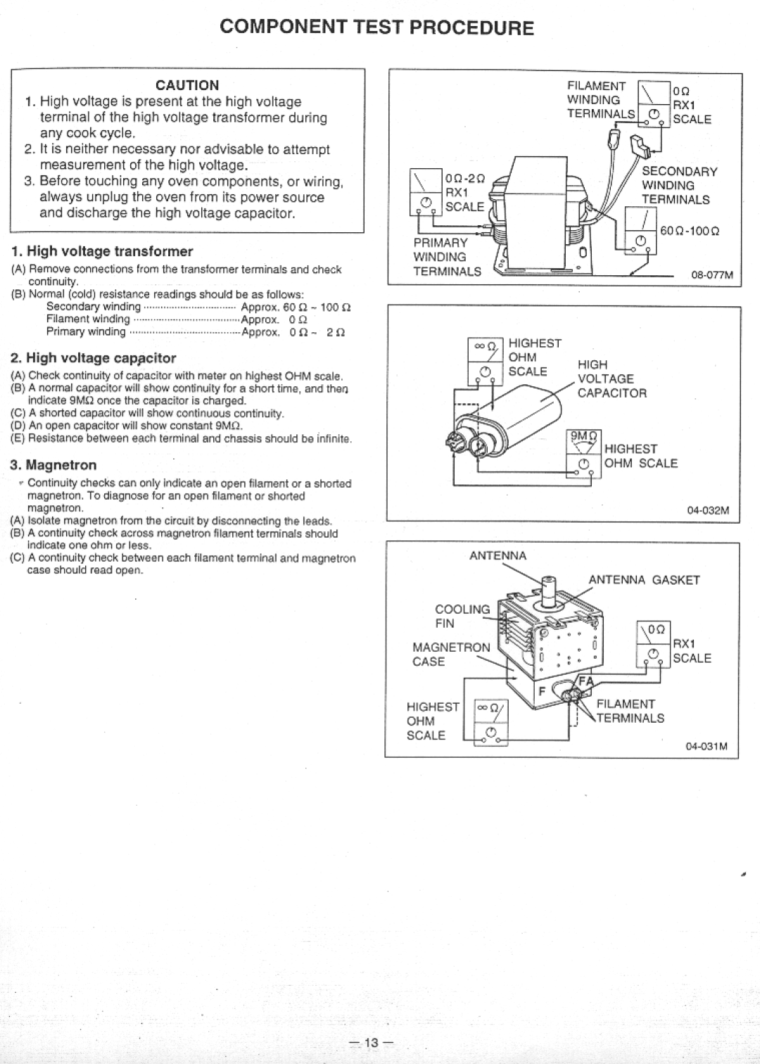 Panasonic NE-1037 manual 