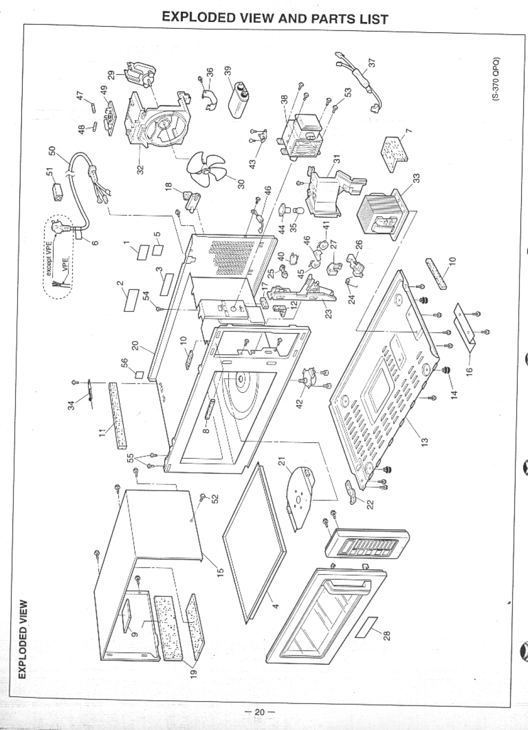 Panasonic NE-1037 manual 