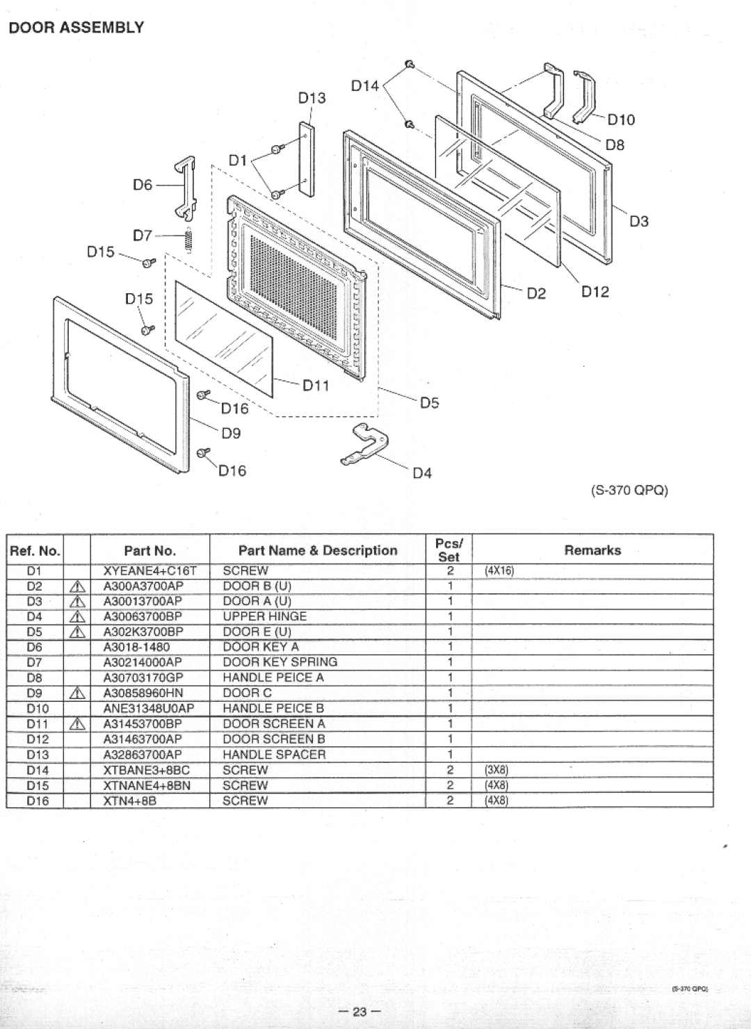 Panasonic NE-1037 manual 