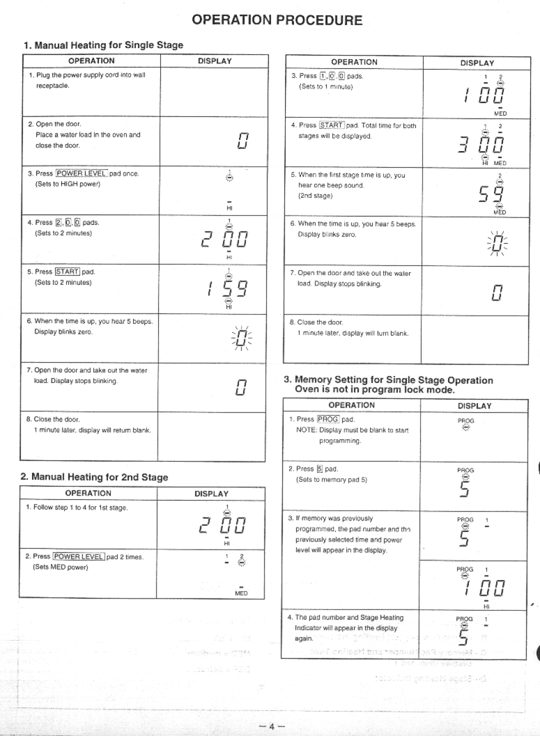 Panasonic NE-1037 manual 