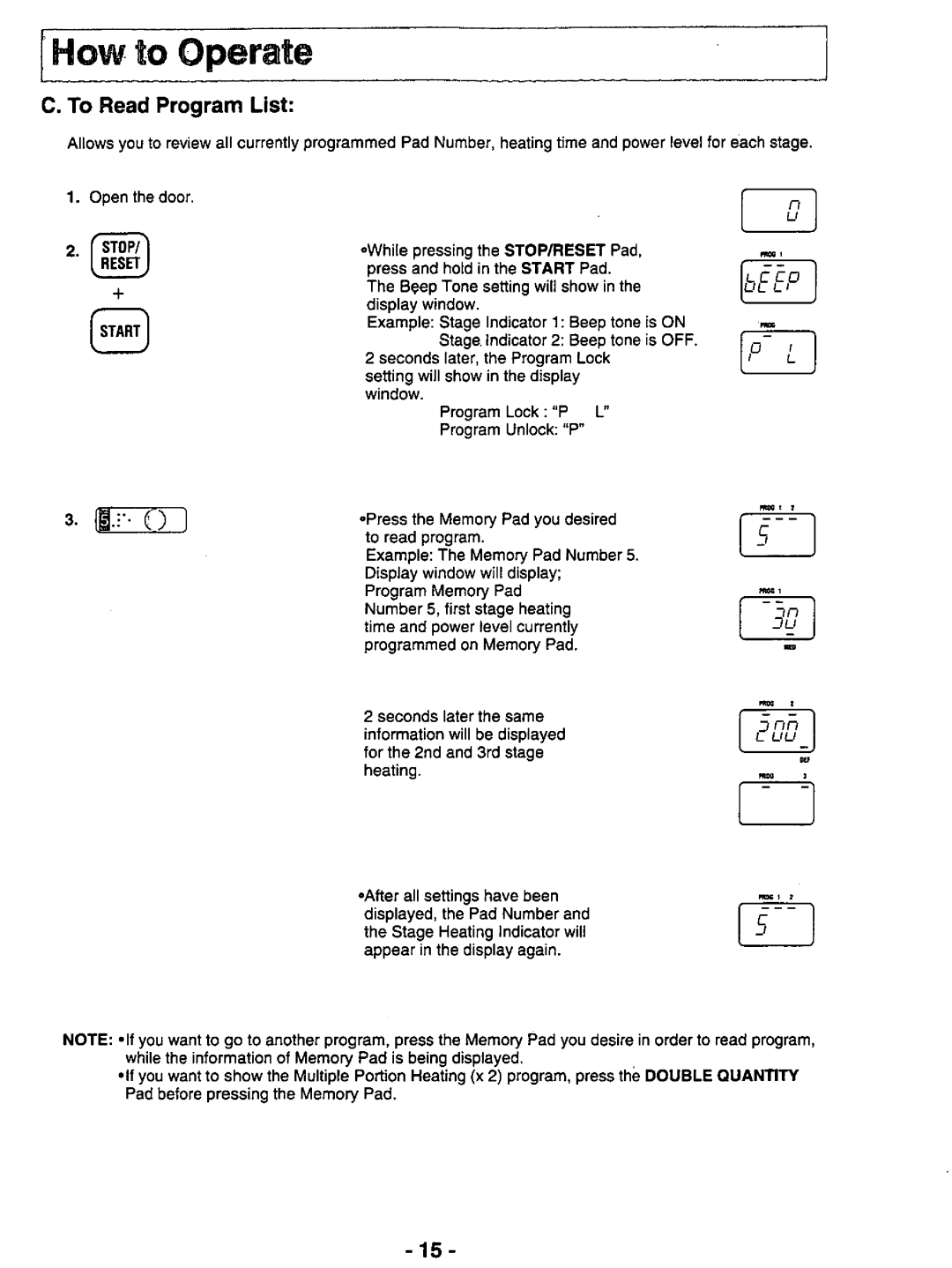 Panasonic NE-1056 manual 