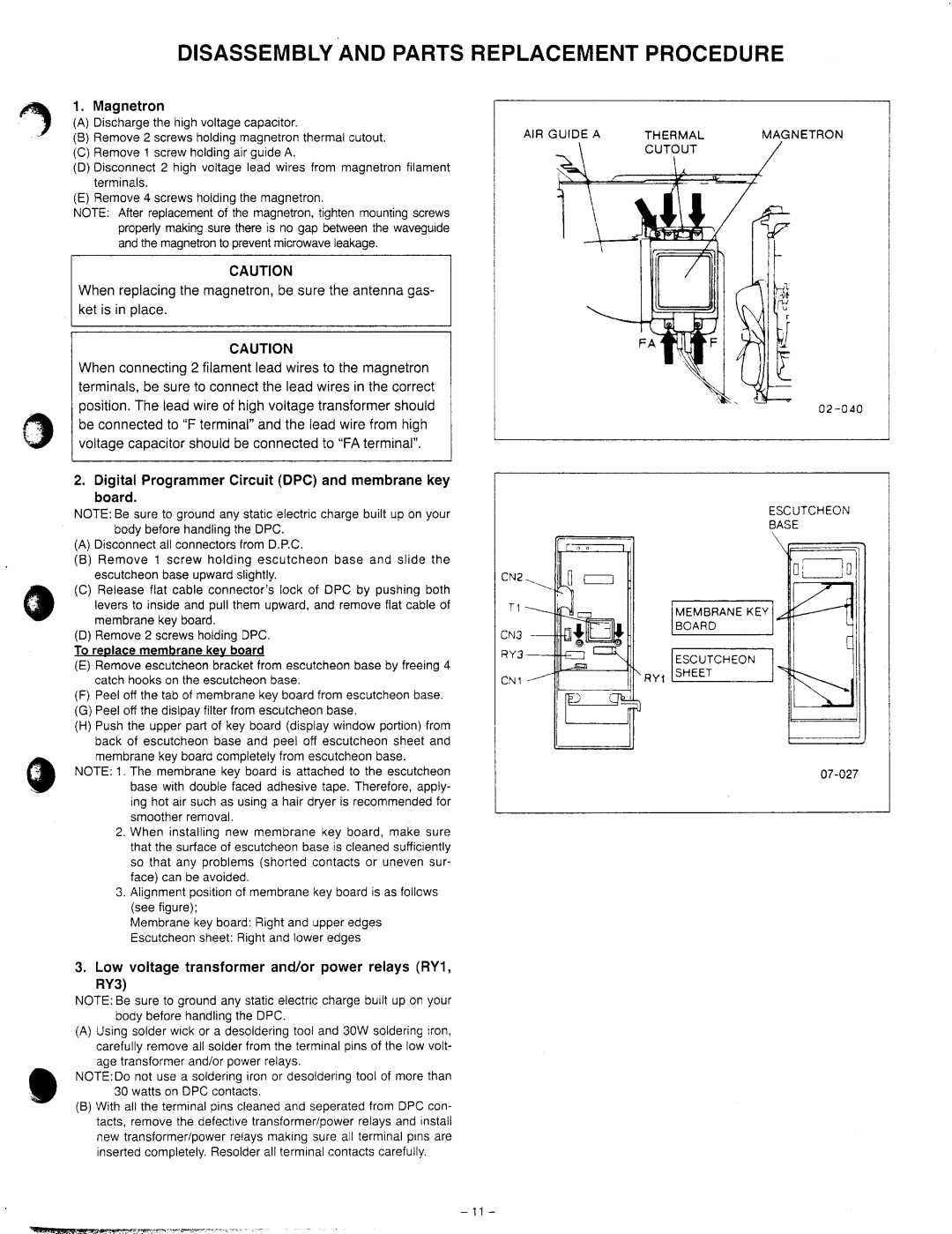 Panasonic NE-1056TC manual 