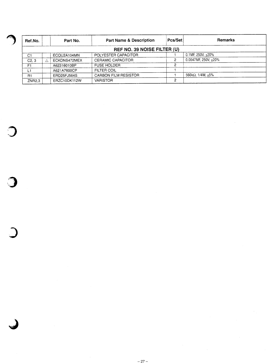 Panasonic NE-1056TC manual 