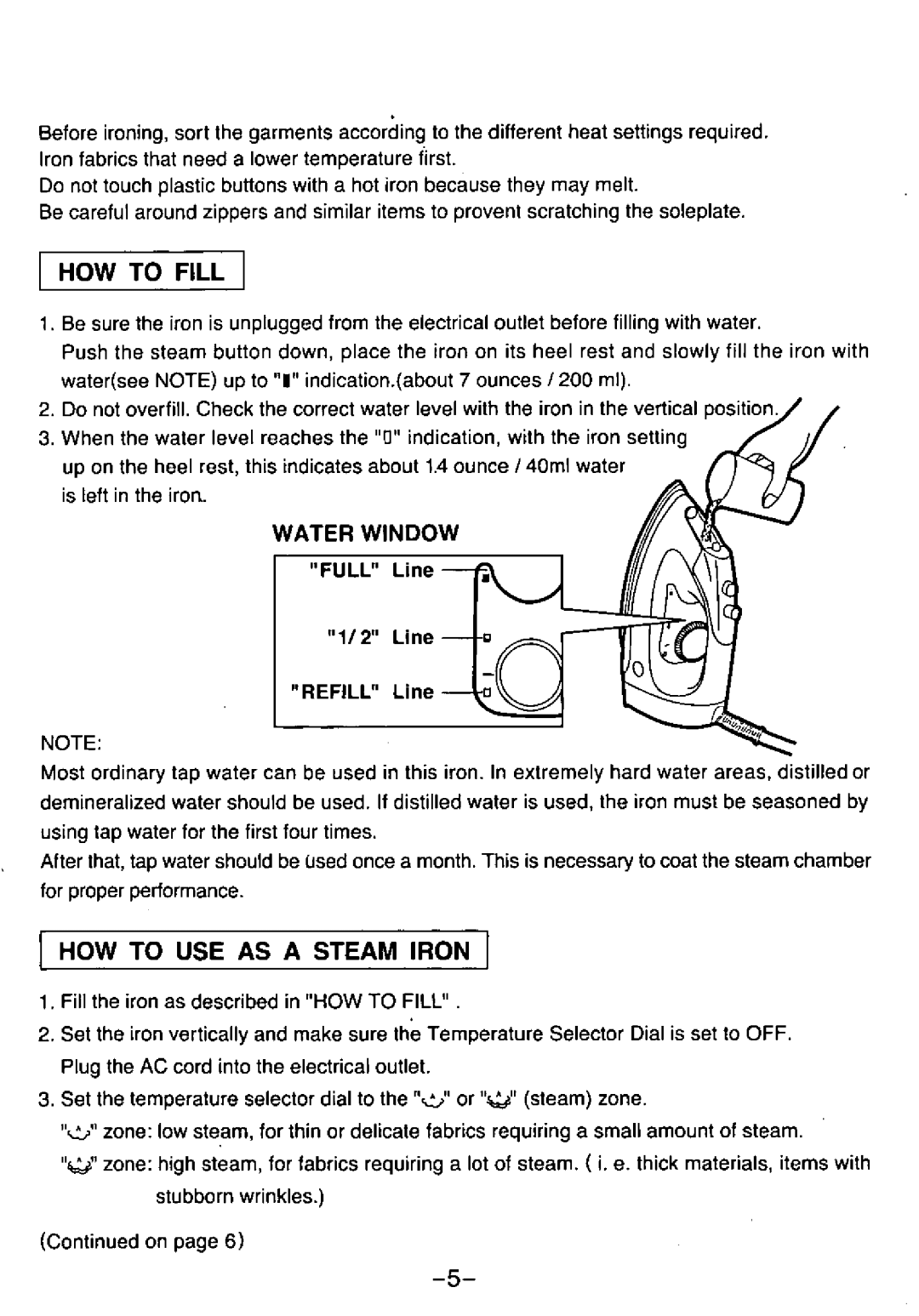 Panasonic NI-33GX manual 