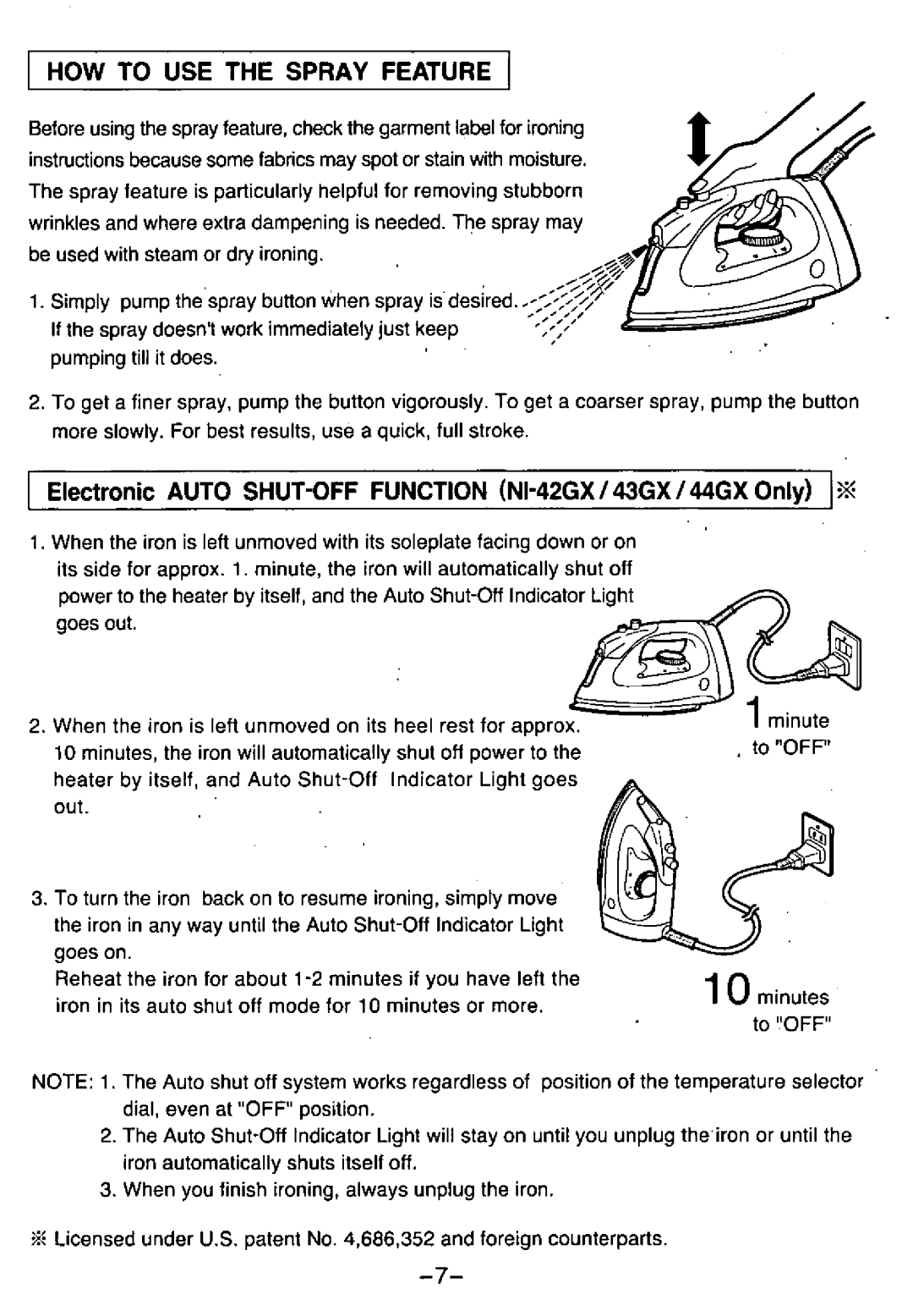 Panasonic NI-33GX manual 