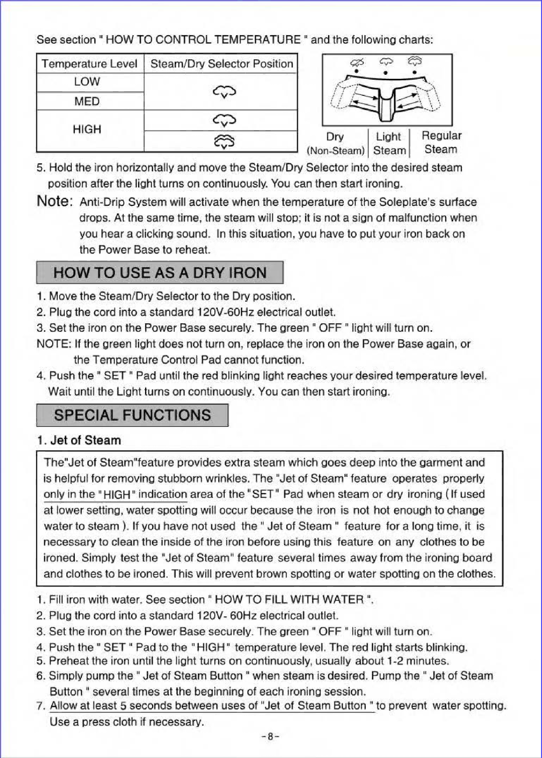 Panasonic NI-L70SR manual 