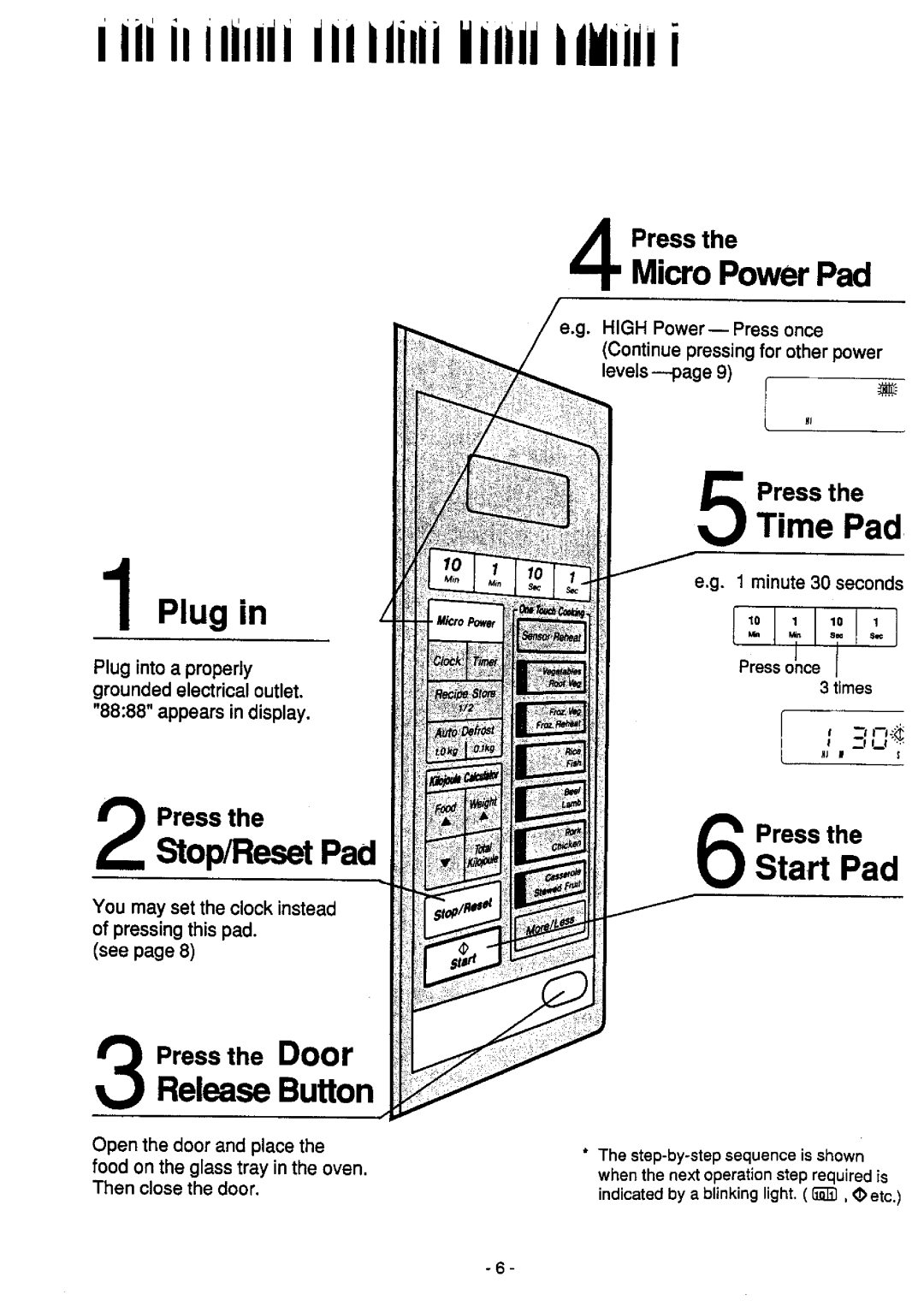 Panasonic NN-5752, NN-7852, NN-6852, NN-6752, NN-6712, NN-6702 manual 