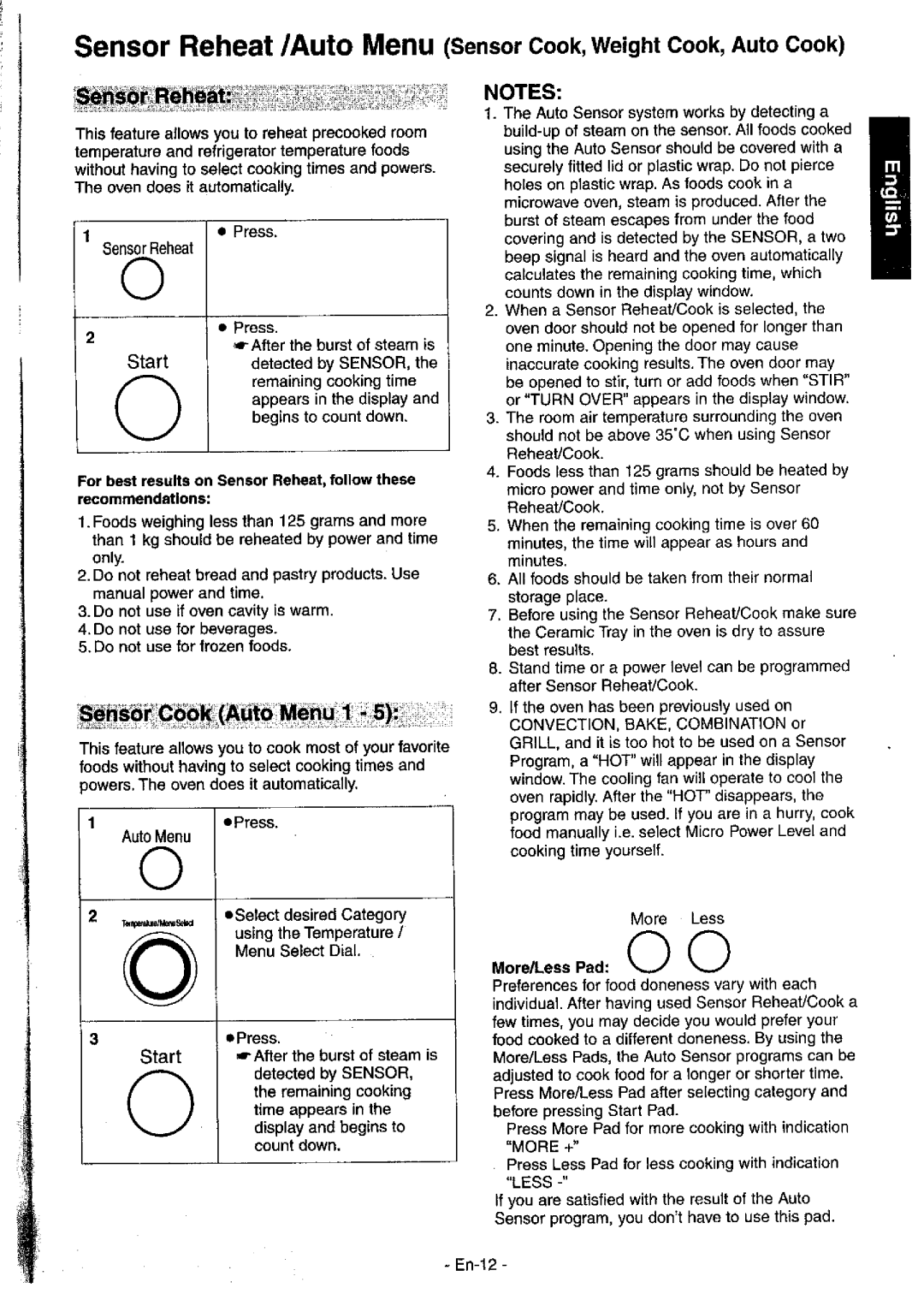 Panasonic NN-C2002W, NN-C2003S manual 