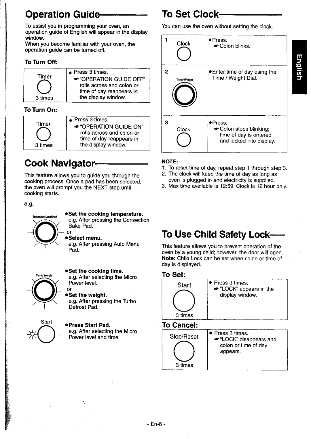 Panasonic NN-C2002W, NN-C2003S manual 