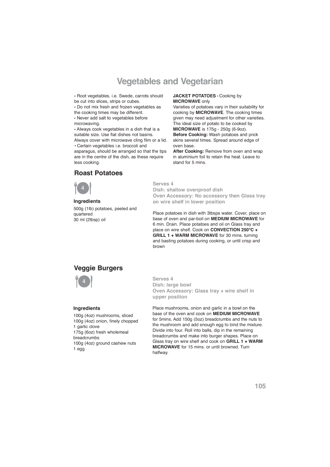 Panasonic NN-CF778S Vegetables and Vegetarian, Roast Potatoes, Veggie Burgers, Jacket Potatoes Cooking by Microwave only 