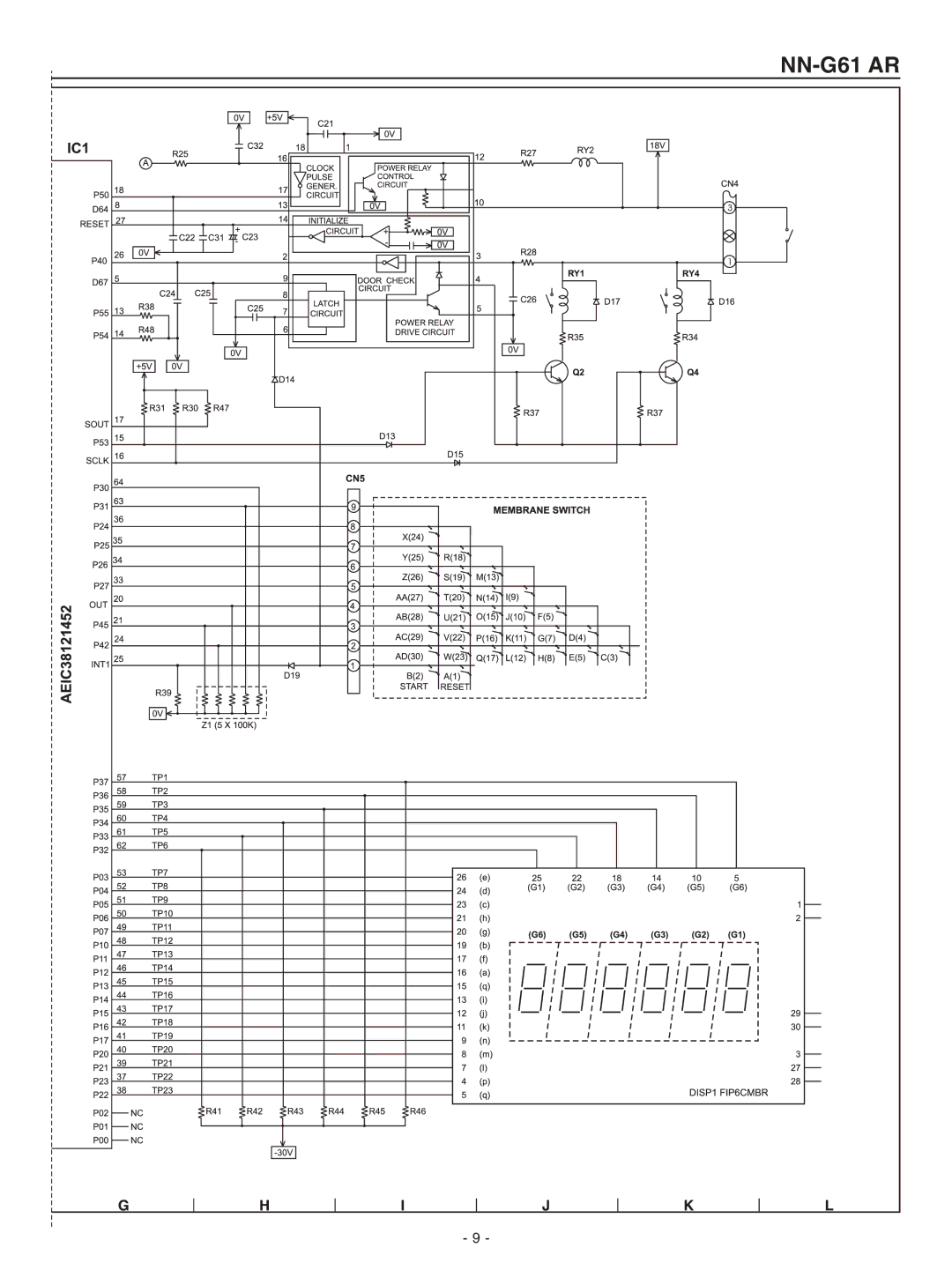 Panasonic NN-G61 AR service manual 