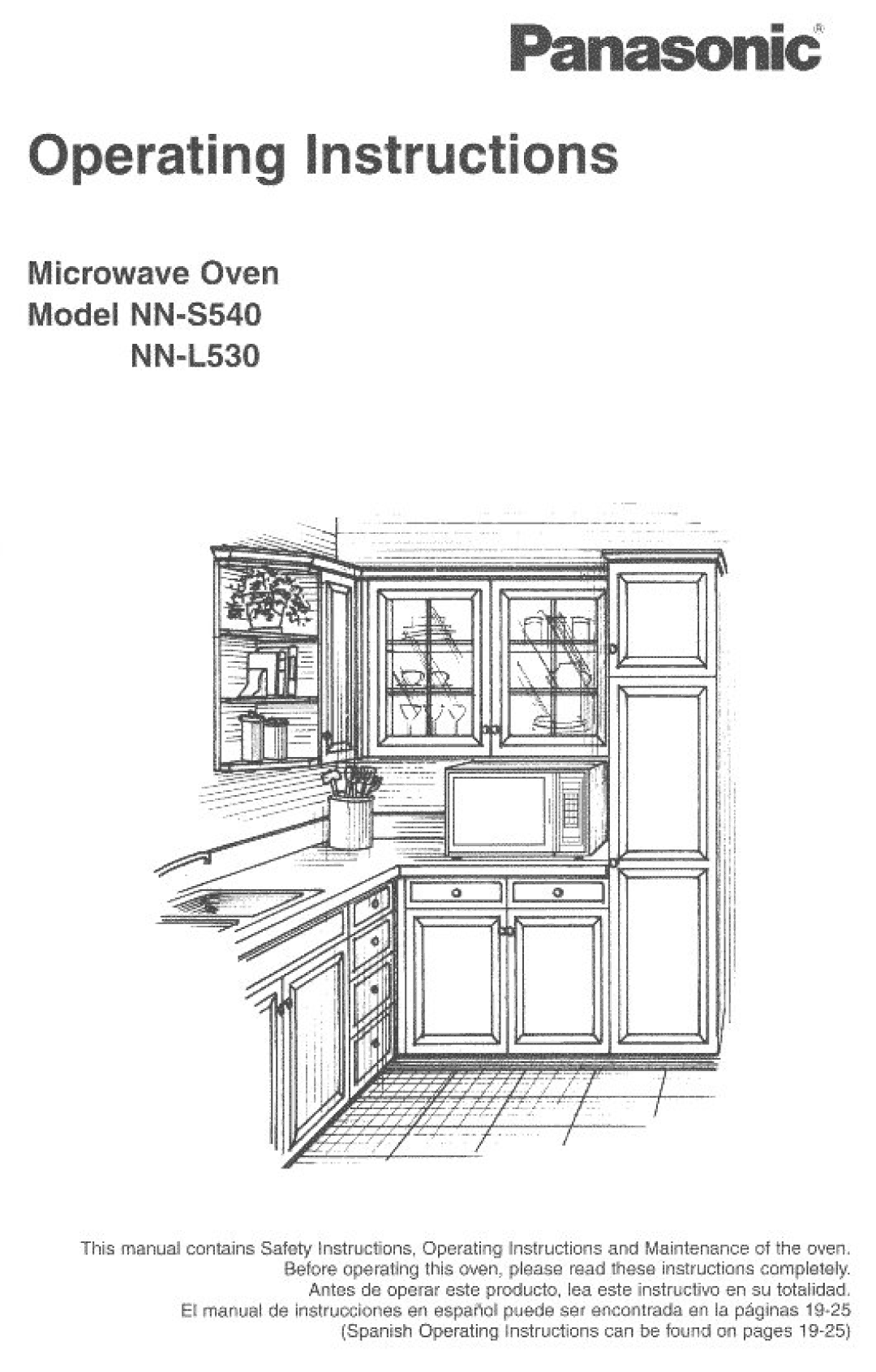 Panasonic NNS540, NN-L530 manual 