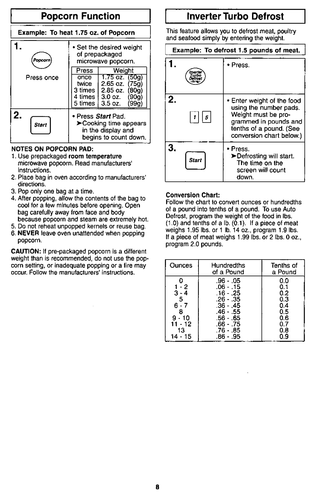 Panasonic NN-L530, NNS540 manual 