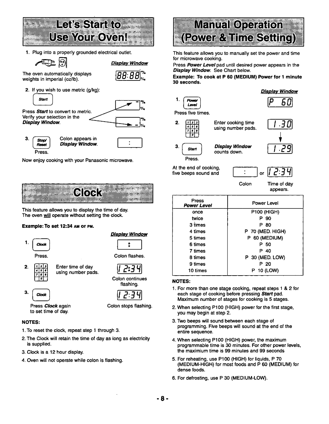 Panasonic NN-L939 manual 