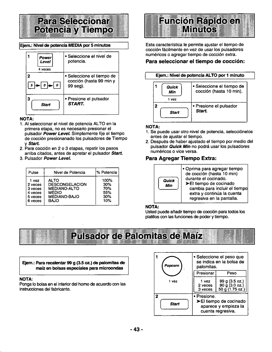 Panasonic NN-N688, NN-N588 manual 