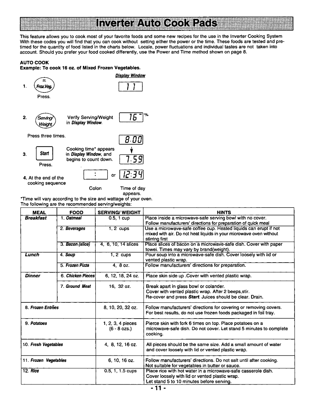 Panasonic NN-S950 BA BAS / WA / WAS, NN-N950 BA RPH, NN-S750 BA BAS / WA / WAS manual 