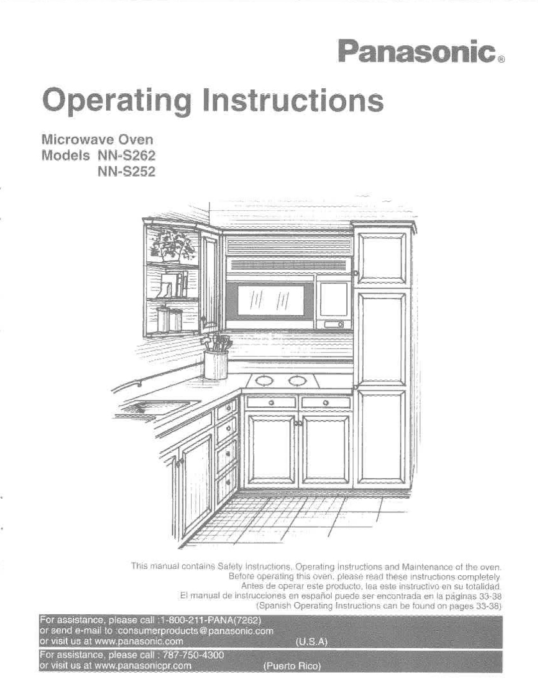 Panasonic NN-S262, NN-S252 manual 