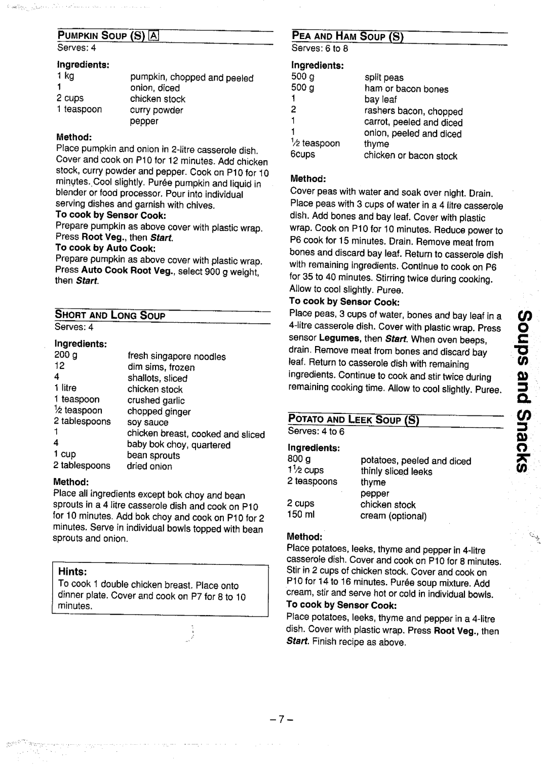 Panasonic NN-S542, NN-S552 manual 