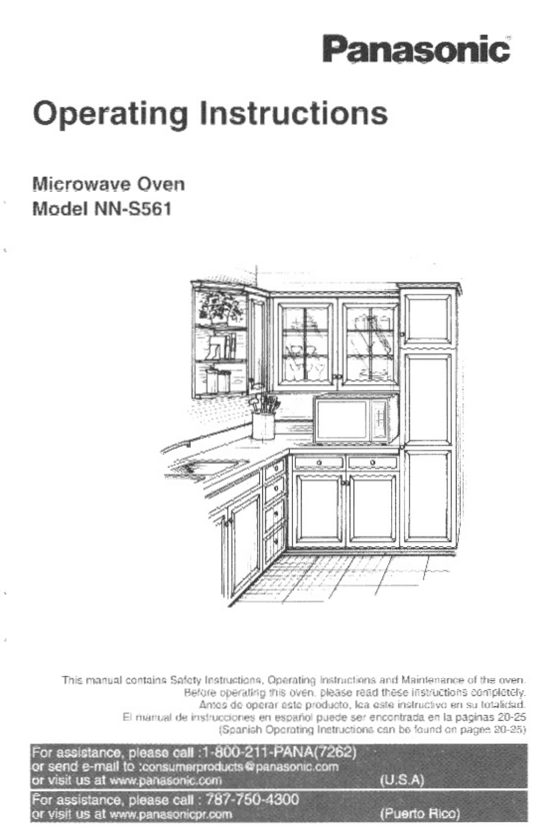 Panasonic NN-S561 manual 