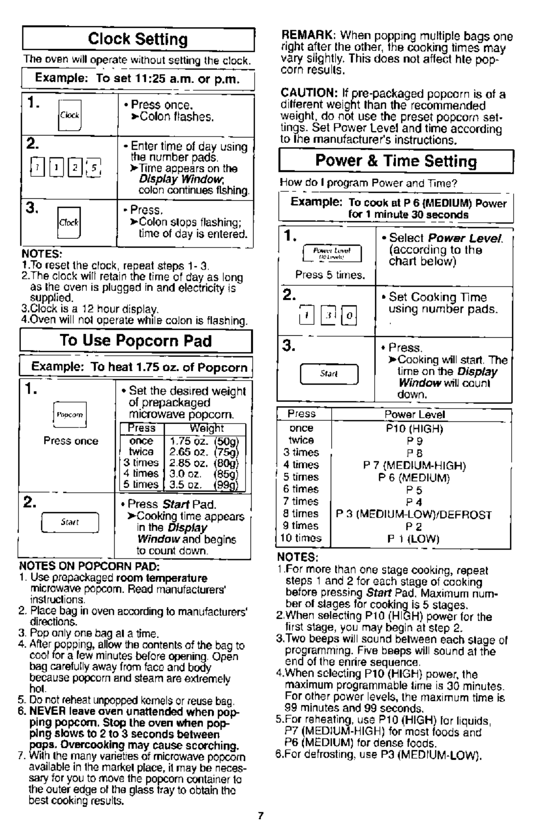 Panasonic NN-S561 manual 