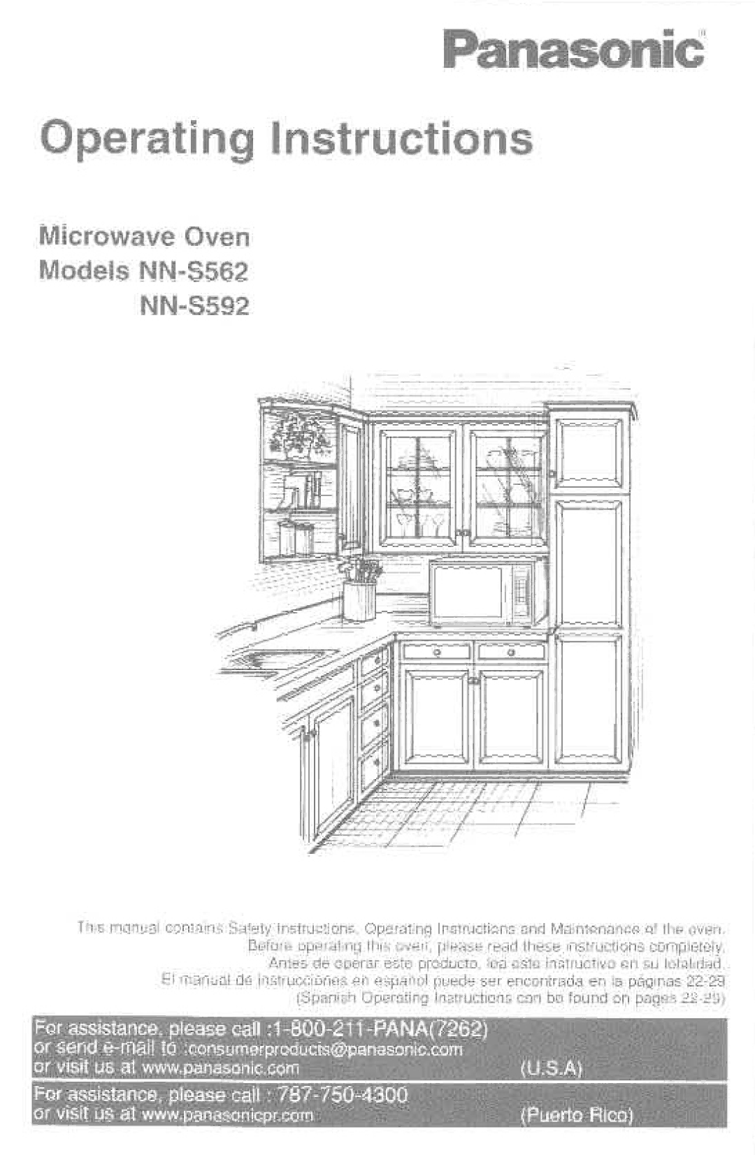 Panasonic NN-S592, NN-S562 manual 