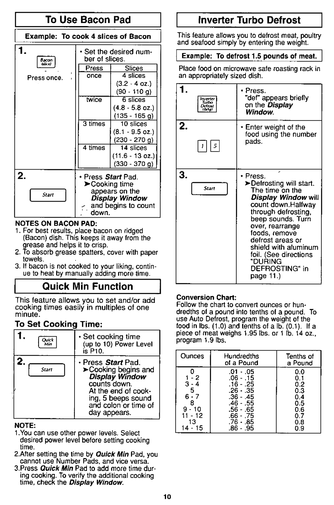 Panasonic NN-S562, NN-S592 manual 