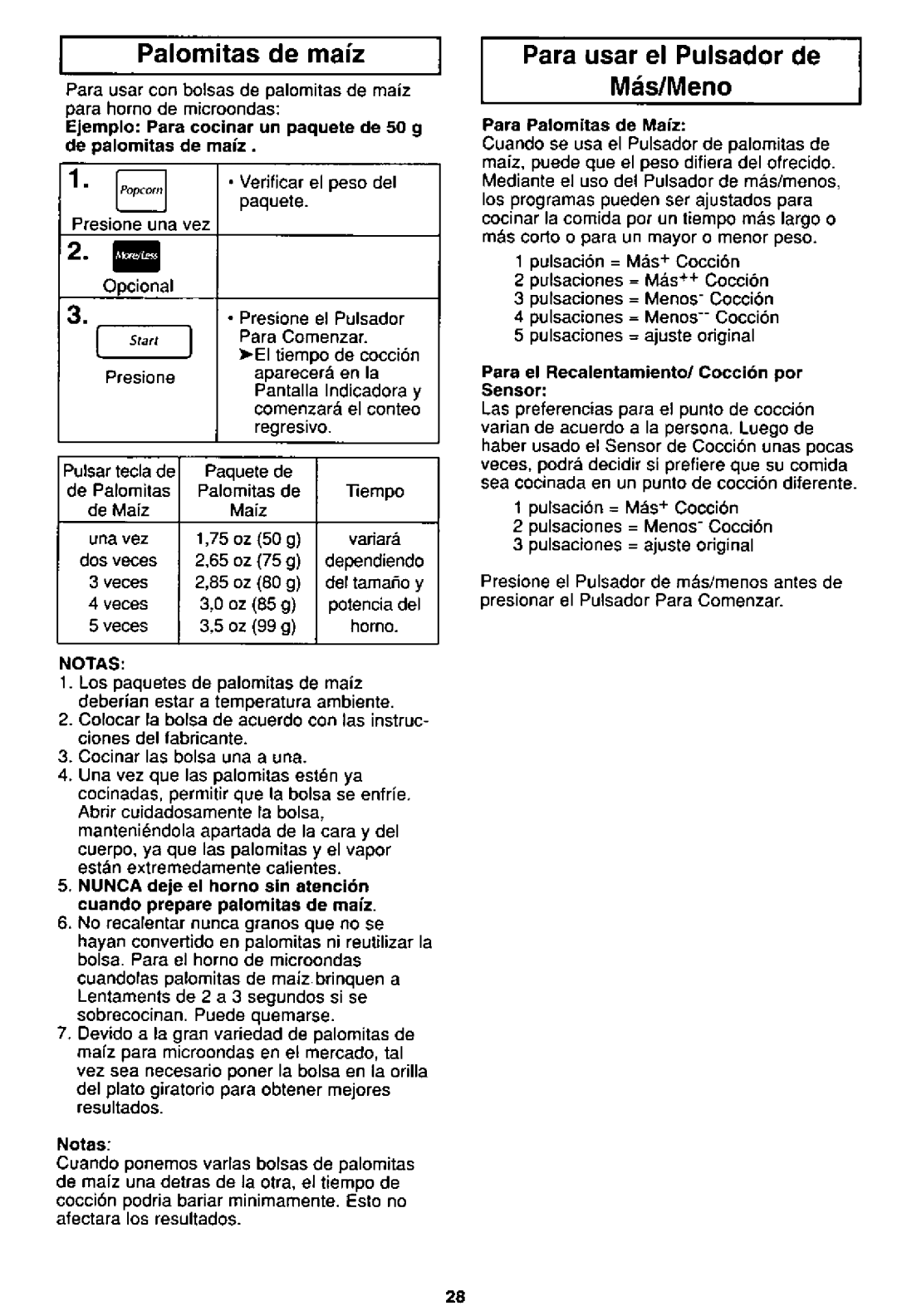 Panasonic NN-S562, NN-S592 manual 