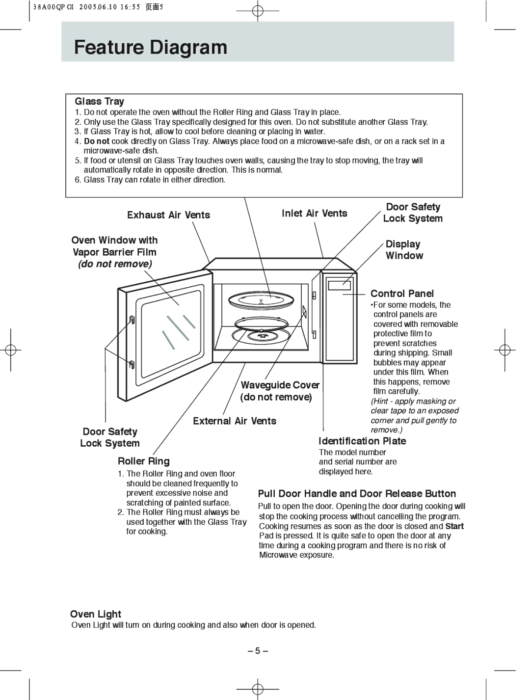 Panasonic NN-S555, NN-S575, NN-S565 manual Feature!!! !!!Diagram 