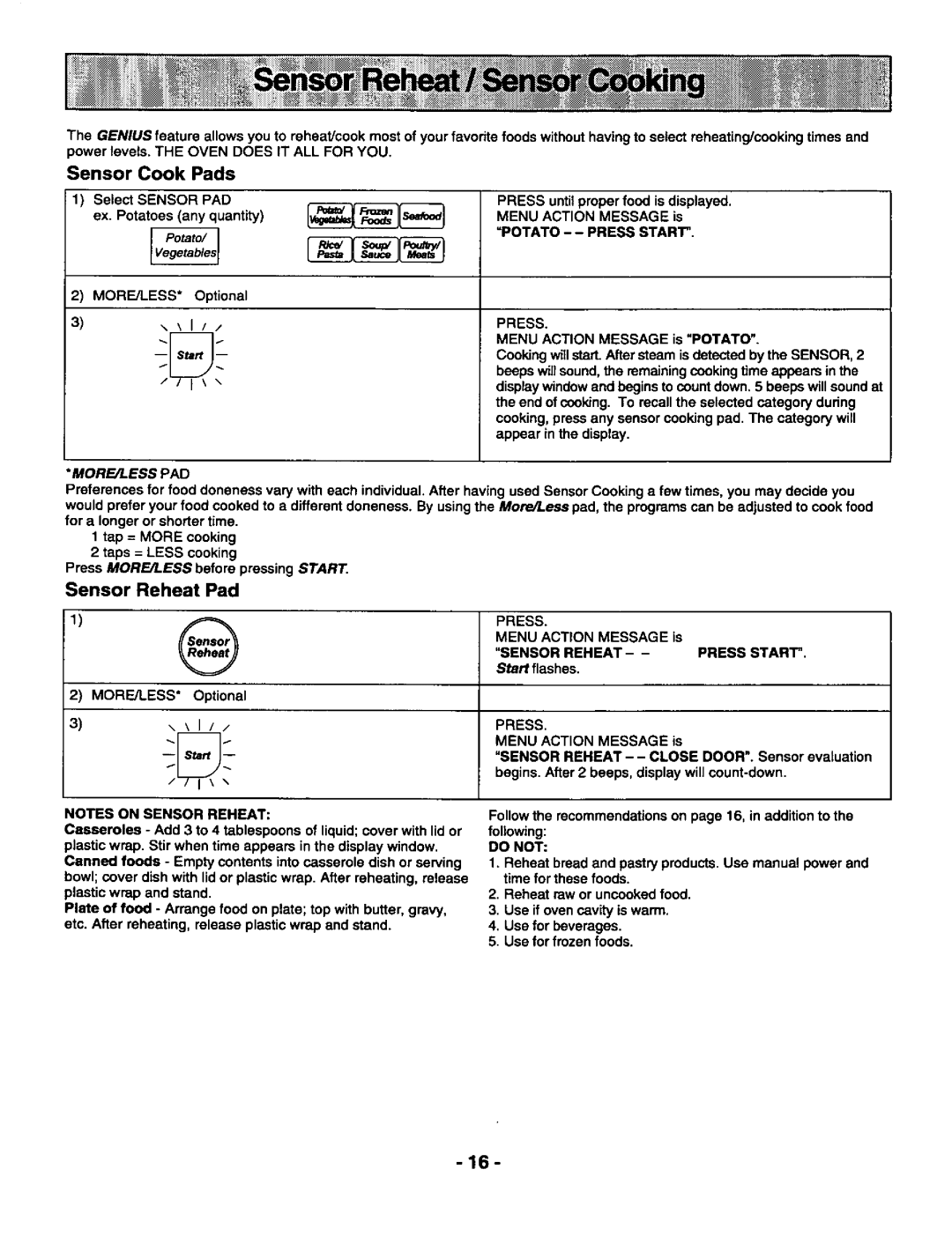 Panasonic NN-S588, NN-S688 manual 