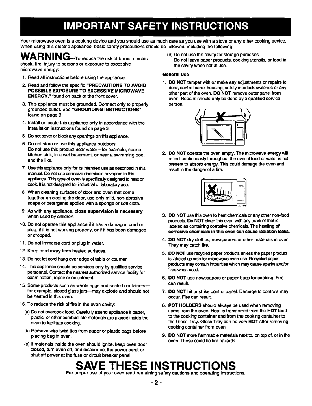 Panasonic NN-S588, NN-S688 manual 