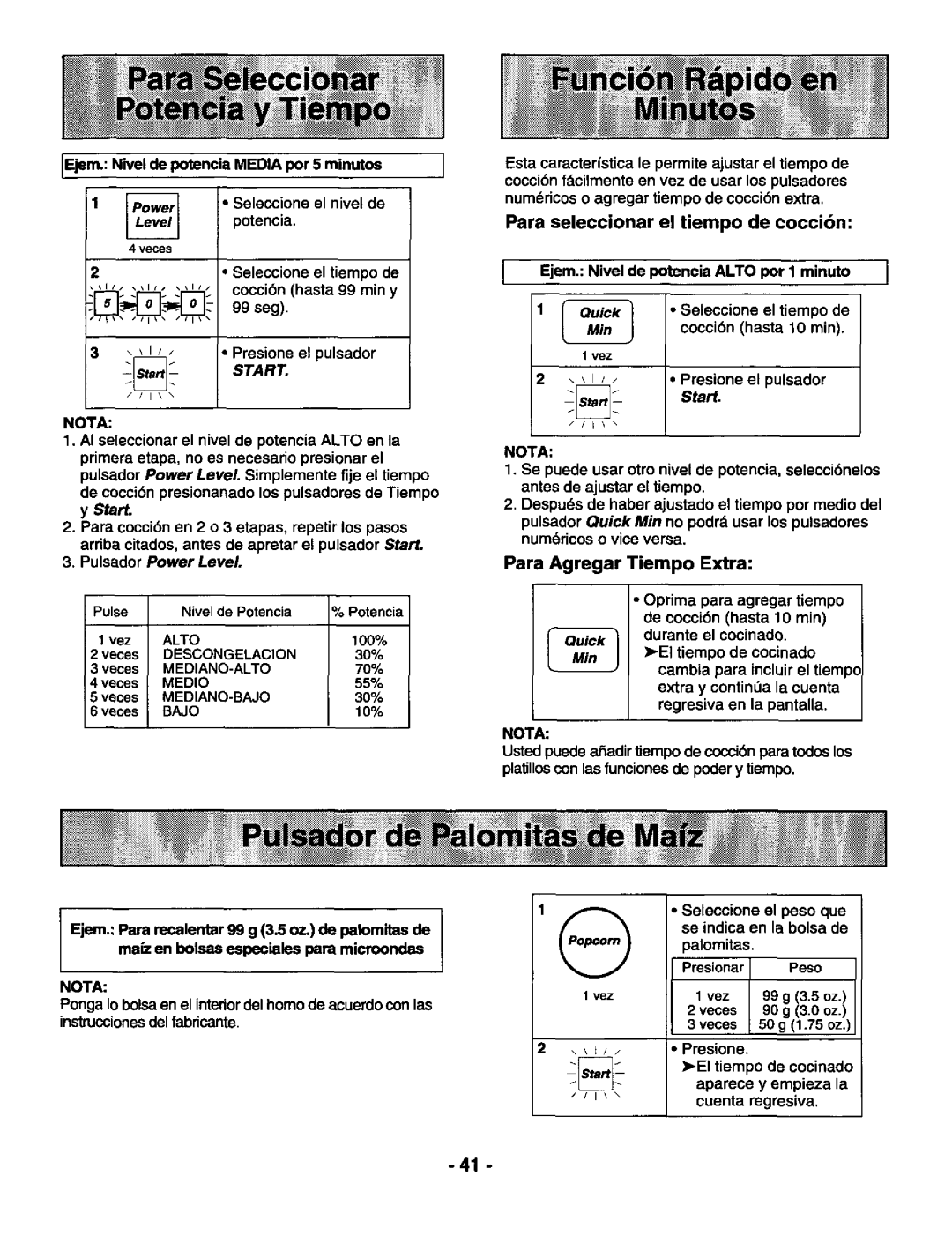 Panasonic NN-S688, NN-S588 manual 