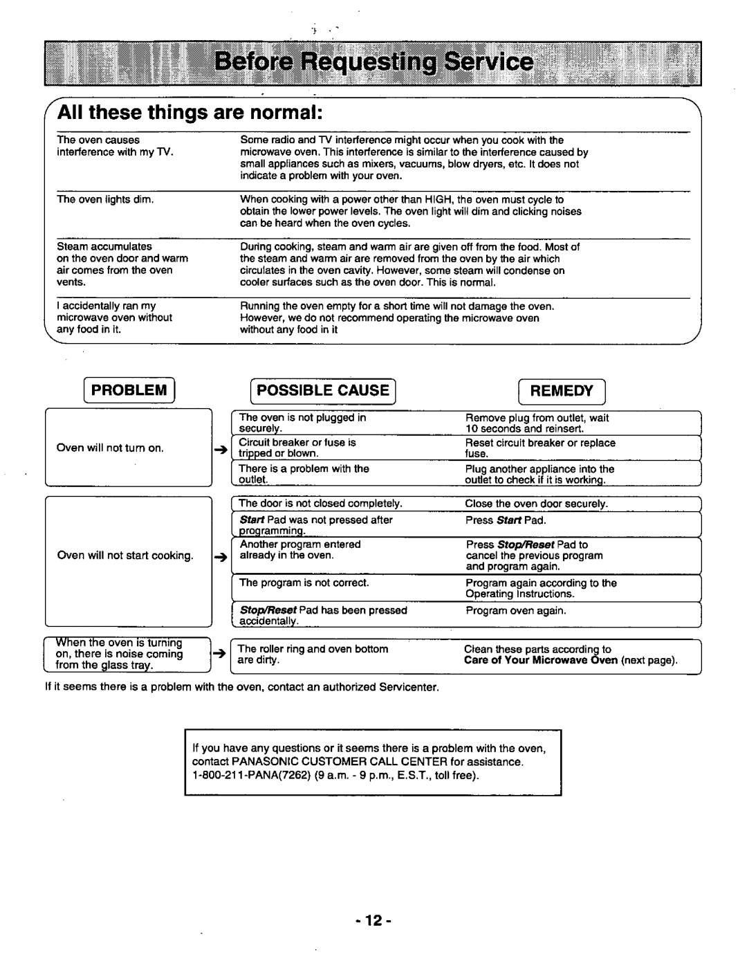 Panasonic NN-S658, NN-S558 manual 