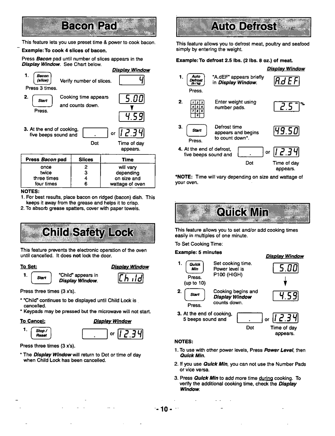 Panasonic NN-S669 S, NN-S569 S manual 