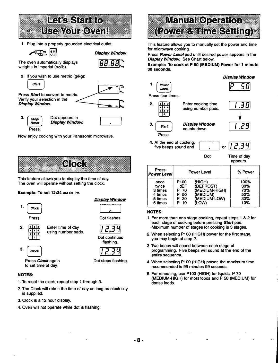 Panasonic NN-S669 S, NN-S569 S manual 
