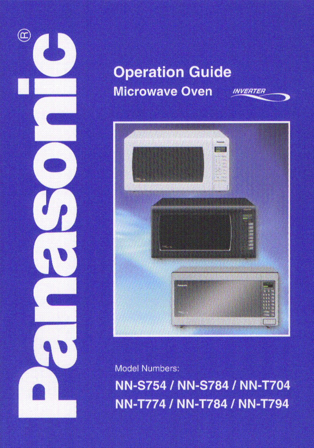 Panasonic NN-S754 manual 