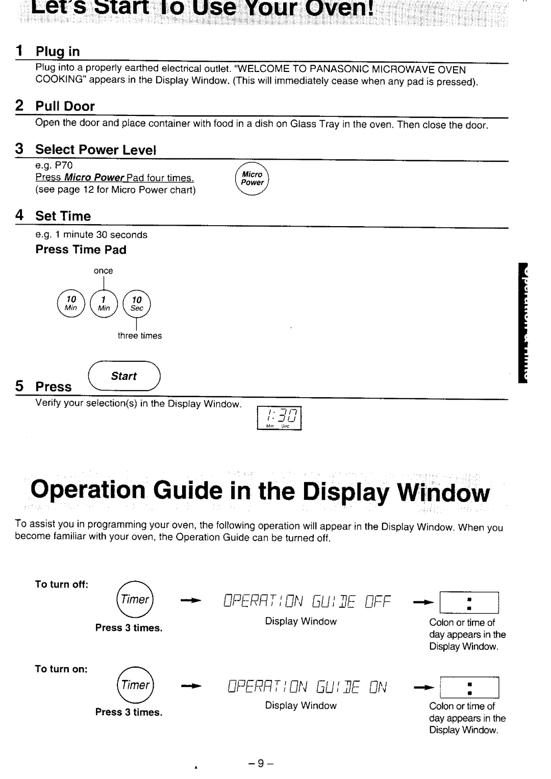 Panasonic NN-S769, NN-S759 manual 