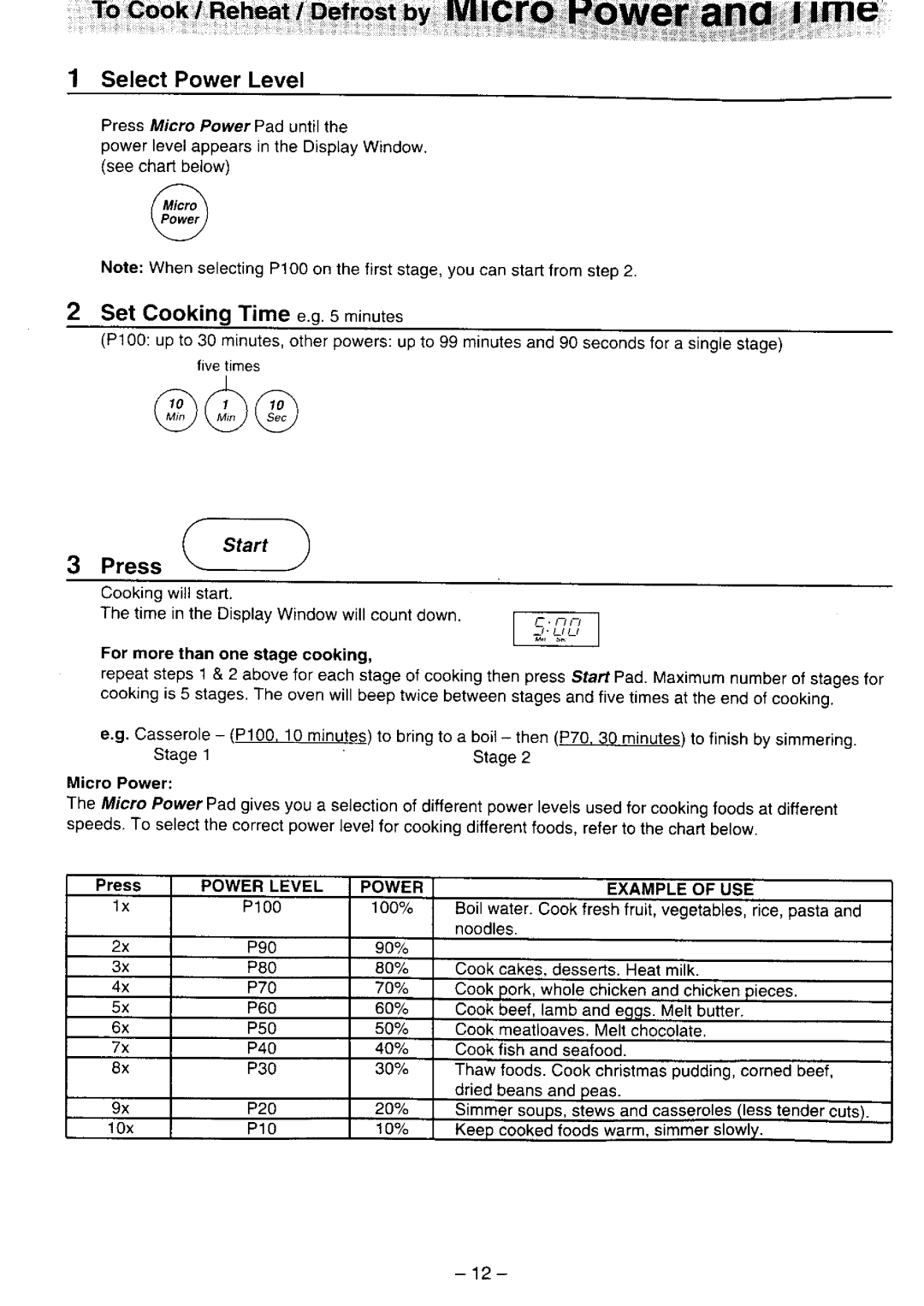 Panasonic NN-S759, NN-S769 manual 