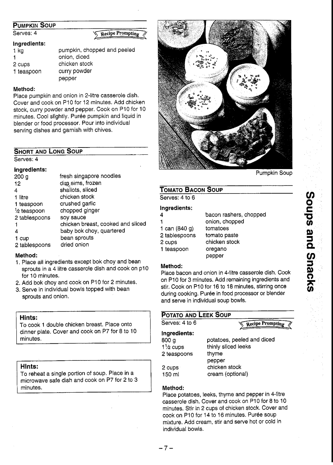 Panasonic NN-S782, NN-S752 manual 